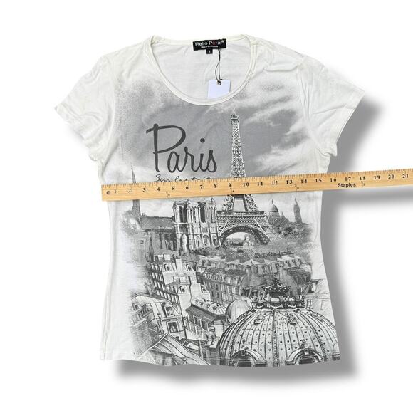 Y2K Hello Paris AOP Shirt - Picture 4 of 4